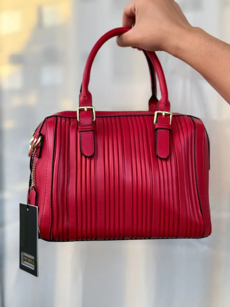BOLSA FEMININA PITBULL BAÚ (VERMELHA)