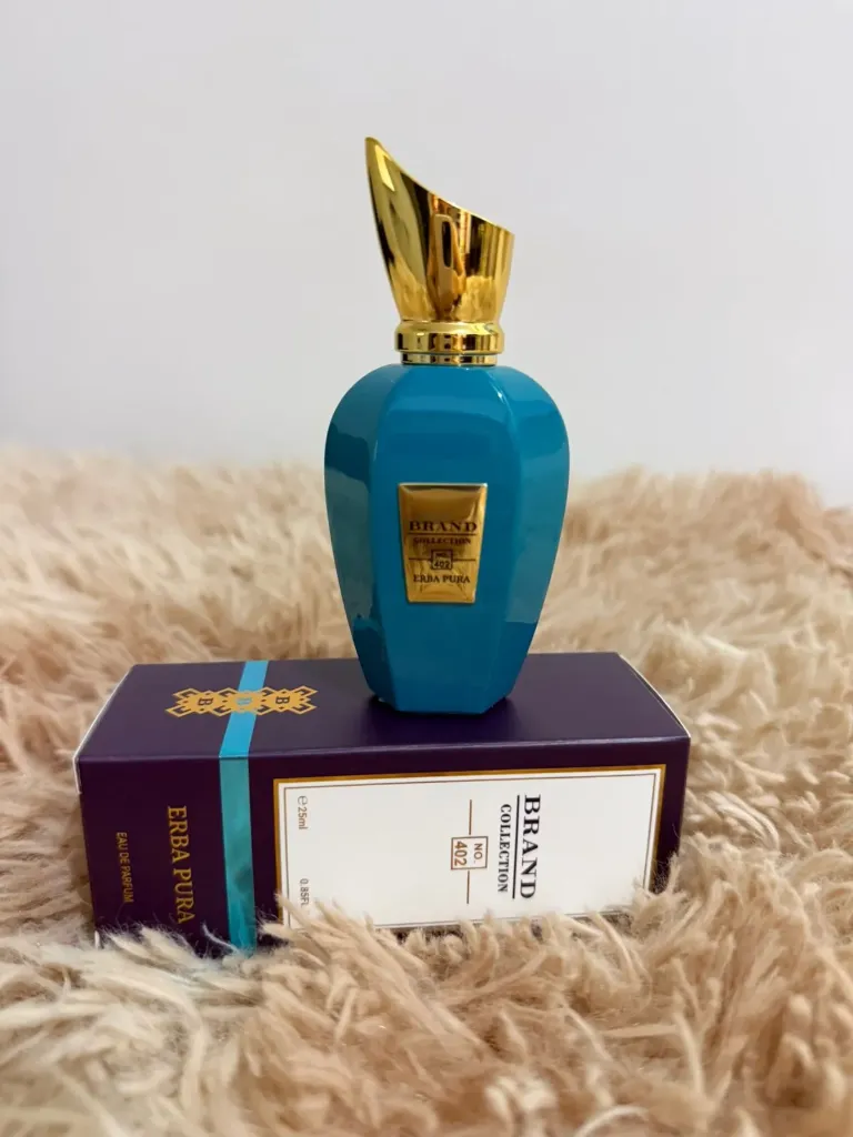 O Perfume mais esperado de 2024, idêntico ao famoso perfume da Mexicana  Experimente a sedução irresistível do perfume Erba Pura, uma sinfonia envolvente de notas exóticas e florais que despertam os sentidos. Deixe-se envolver por uma fragrância única que combina a frescura cítrica com a sensualidade do almíscar, criando uma experiência olfativa inesquecível.  Notas de topo são: Laranja Siciliana, Bergamota da Calábria e Limão Siciliano.  Nota de coração é Frutas.  Notas de fundo são: Almíscar Branco, Baunilha de Madagascar e Âmbar.  Dreambrandcollection e  Brandcollection Nº402 25ml